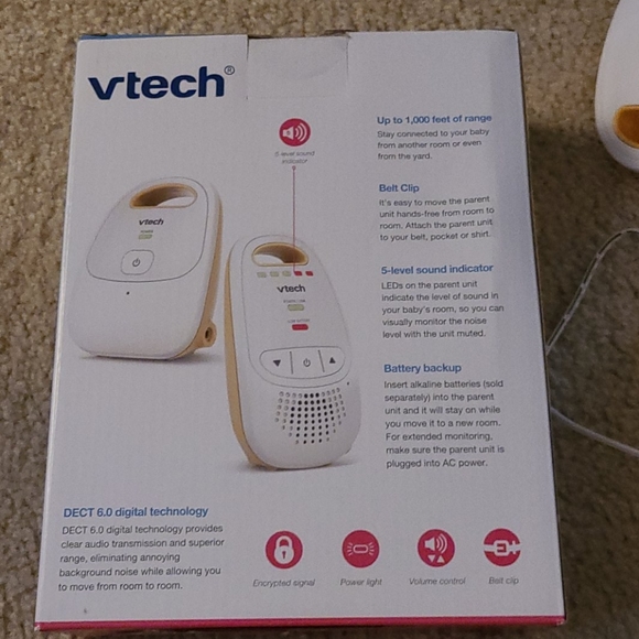VTech DM111 Audio Baby Monitor with up to 1,000 ft - Picture 11 of 13